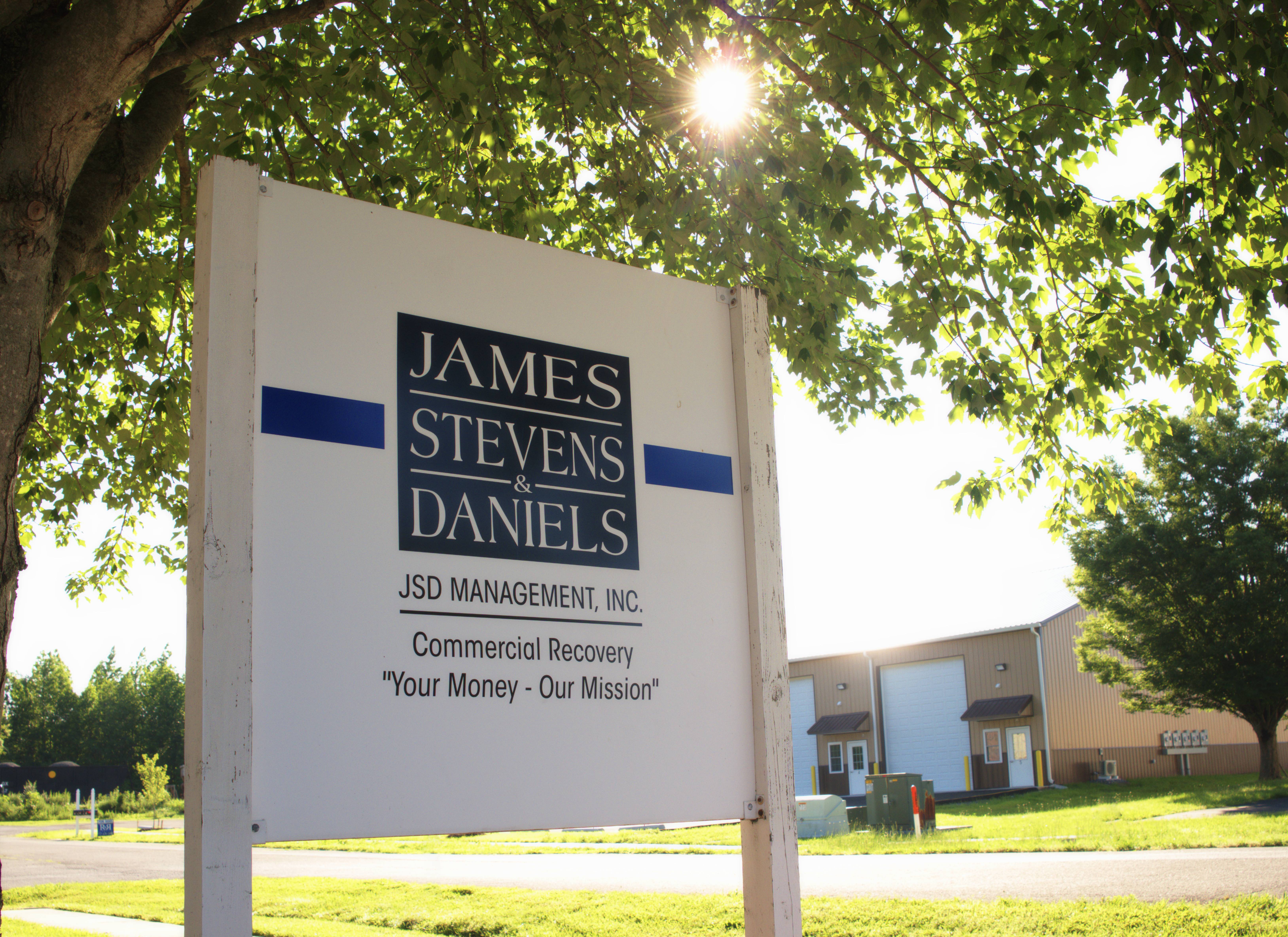 JSD Management office signage